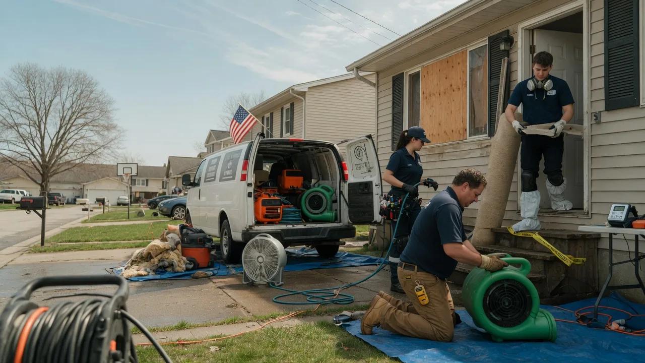 Water Damage Restoration in Waterloo, IL near me